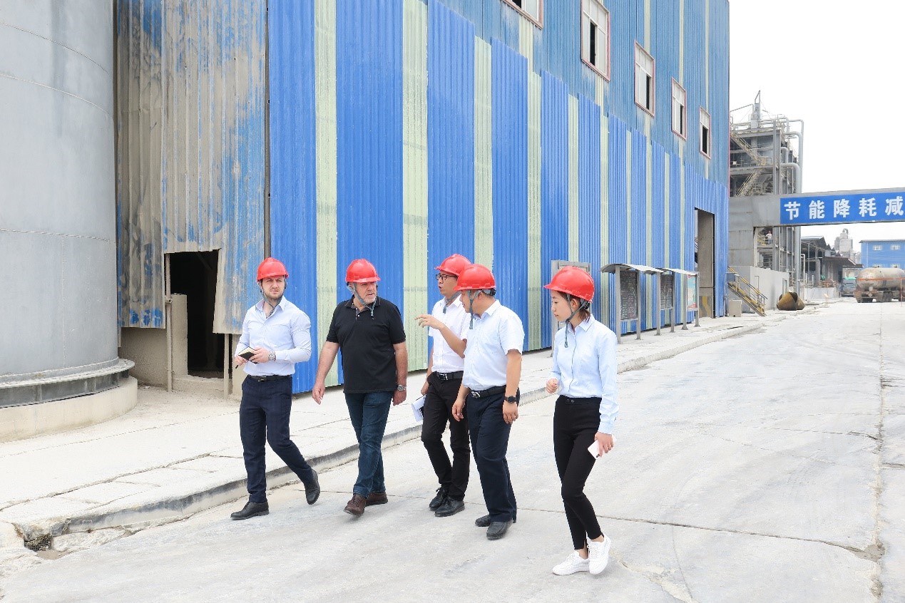 Jordan Fertan CEO Aamza Anani Visits Yunnan Zhongzheng Chemi